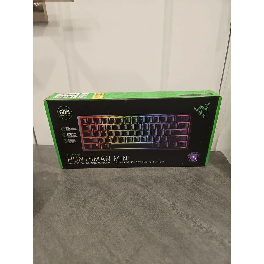 Razer Huntsman Mini 60% Gaming Keyboard Clicky Optical Switch Black